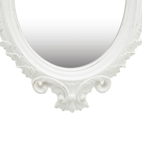 VidaXL vidaXL Wall Mirror Castle Style White Hanging Mirror Antique Mirror Bathroom 2