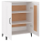 VidaXL (White) vidaXL Sideboard Engineered Wood Side Cabinet Home Organiser Multi Colours 10