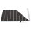 VidaXL vidaXL Zaunelement WPC 95x(105-180) cm Schwarz 3