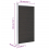 VidaXL vidaXL Zaunelement WPC 95x186 cm Schwarz 10