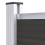VidaXL vidaXL Zaunelement WPC 95x186 cm Schwarz 7