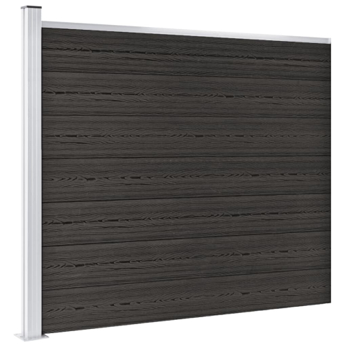 VidaXL vidaXL Zaunelement WPC 175x146 cm Grau 2