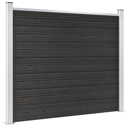 VidaXL vidaXL Zaunelement WPC 180x146 cm Grau 2