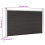 VidaXL vidaXL Zaunelement WPC 180x105 cm Schwarz 8