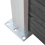 VidaXL vidaXL Zaunelement Set WPC 526x186 cm Schwarz 9