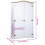 VidaXL vidaXL Wardrobe Mexican Pine Corona Range 2 Doors White Clothes Cabinet Closet 6