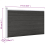 VidaXL vidaXL Gartenzaun WPC 175x105 cm Grau 12