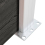 VidaXL vidaXL Zaunelement WPC 95x(105-180) cm Grau 12