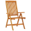 VidaXL (2) vidaXL 2/4/6/8x Solid Wood Eucalyptus Folding Garden Chairs Foldable Chair 3