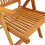 VidaXL (2) vidaXL 2/4/6/8x Solid Wood Eucalyptus Folding Garden Chairs Foldable Chair 9