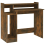 VidaXL (Smoked oak) vidaXL Desk with LED Lights Computer Table Study Writing Desk Engineered Wood 4