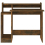 VidaXL (Smoked oak) vidaXL Desk with LED Lights Computer Table Study Writing Desk Engineered Wood 9