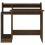 VidaXL (Brown oak) vidaXL Desk with LED Lights Computer Table Study Writing Desk Engineered Wood 9
