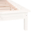 VidaXL (white, 150 x 200 cm) vidaXL Solid Wood LED Bed Frame Home Bedstead Platform Bed Multi Colours/Sizes 10