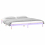 VidaXL (brown, 150 x 200 cm) vidaXL Solid Wood LED Bed Frame Home Bedstead Platform Bed Multi Colours/Sizes 5