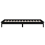 VidaXL (black, 90 x 200 cm) vidaXL Solid Wood LED Bed Frame Home Bedstead Platform Bed Multi Colours/Sizes 9