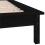 VidaXL (black, 90 x 200 cm) vidaXL Solid Wood LED Bed Frame Home Bedstead Platform Bed Multi Colours/Sizes 10