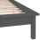 VidaXL (grey, 120 x 190 cm) vidaXL Solid Wood LED Bed Frame Home Bedstead Platform Bed Multi Colours/Sizes 10