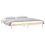 VidaXL (brown, 135 x 190 cm) vidaXL Solid Wood LED Bed Frame Home Bedstead Platform Bed Multi Colours/Sizes 7