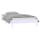 VidaXL (white, 90 x 190 cm) vidaXL Solid Wood LED Bed Frame Home Bedstead Platform Bed Multi Colours/Sizes 4