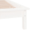 VidaXL (white, 90 x 190 cm) vidaXL Solid Wood LED Bed Frame Home Bedstead Platform Bed Multi Colours/Sizes 10