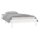 VidaXL (white, 90 x 190 cm) vidaXL Solid Wood LED Bed Frame Home Bedstead Platform Bed Multi Colours/Sizes 6