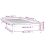 VidaXL (grey, 90 x 190 cm) vidaXL Solid Wood LED Bed Frame Home Bedstead Platform Bed Multi Colours/Sizes 4