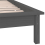 VidaXL (grey, 90 x 190 cm) vidaXL Solid Wood LED Bed Frame Home Bedstead Platform Bed Multi Colours/Sizes 9