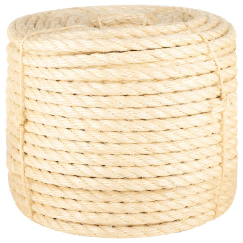VidaXL vidaXL Rope Jute String Hemp Rope Twine String for Cat Scratching 100% Sisal 1