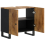 VidaXL (honey brown) vidaXL Sink Cabinet Vanity Unit Cupboard Solid Wood Mango and Engineered Wood 4