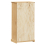 VidaXL (brown) vidaXL Bookcase Bookshelf Storage Shelf Storage Rack VIGO Solid Wood Pine 9