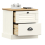 VidaXL (white) vidaXL Bedside Cabinet Wooden Bedside Table Nightstand VIGO Solid Wood Pine 4