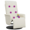 VidaXL vidaXL Massagesessel mit Fußteil Creme Kunstleder 8
