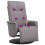 VidaXL vidaXL Massagesessel mit Fußteil Grau Kunstleder 8