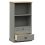 VidaXL (grey) vidaXL Bookcase Bookshelf Storage Shelf Storage Rack VIGO Solid Wood Pine 6