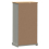 VidaXL (grey) vidaXL Bookcase Bookshelf Storage Shelf Storage Rack VIGO Solid Wood Pine 8