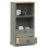 VidaXL (grey) vidaXL Bookcase Bookshelf Storage Shelf Storage Rack VIGO Solid Wood Pine 4