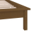 VidaXL (honey brown, 90 x 190 cm) vidaXL Solid Wood LED Bed Frame Home Bedstead Platform Bed Multi Colours/Sizes 10