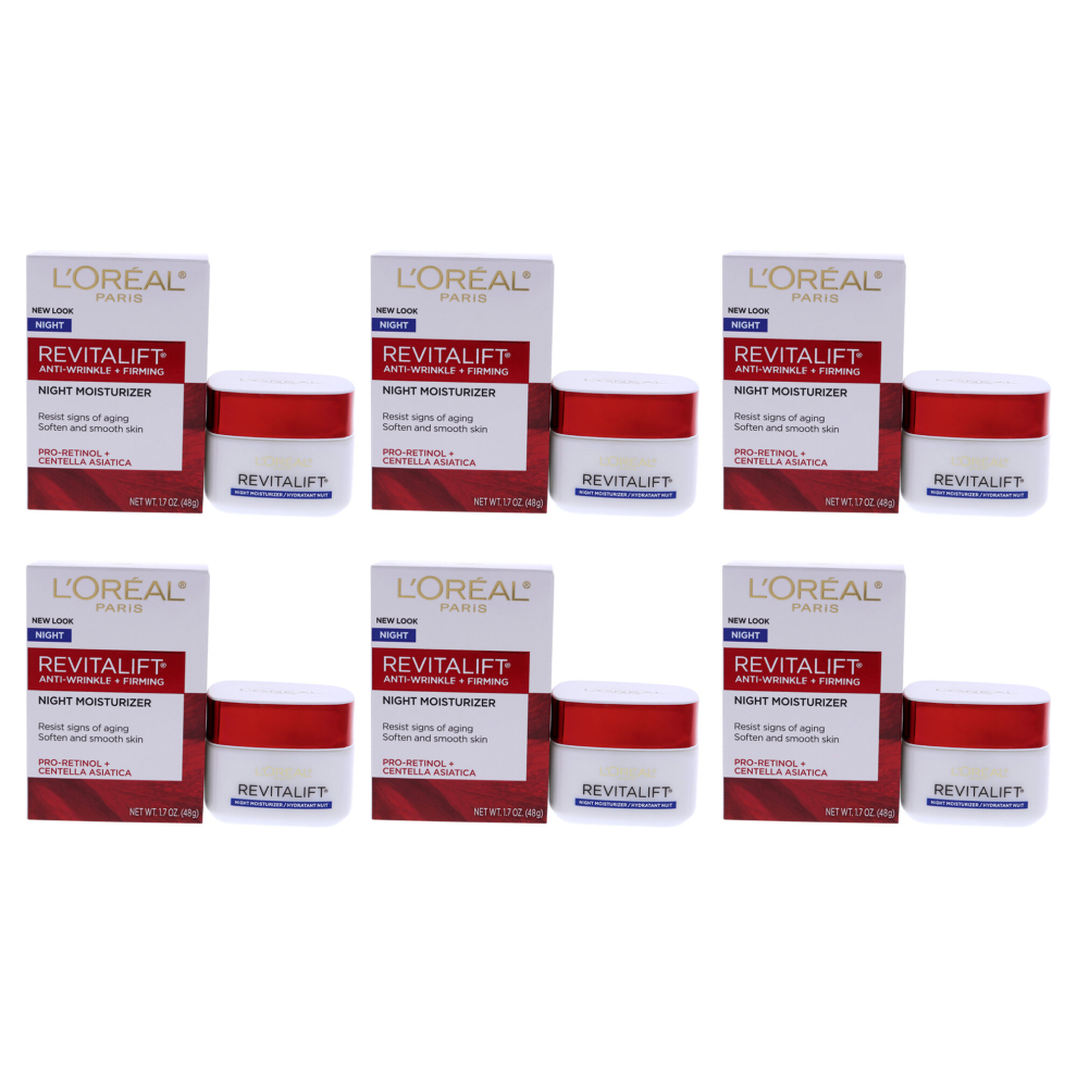 L’oréal Paris Revitalift Anti-Wrinkle And Firming Moisturizer By Loreal Professional For Unisex - 1.7 Oz - Pack Of 6 Cream
