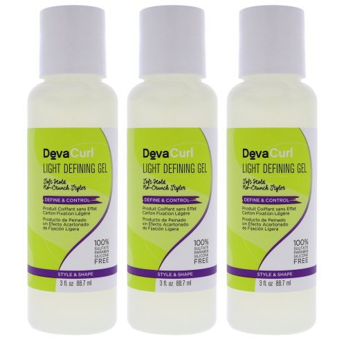DevaCurl Light Defining Gel von DevaCurl für Damen und Herren, 3er-Pack (3 x 85 ml)