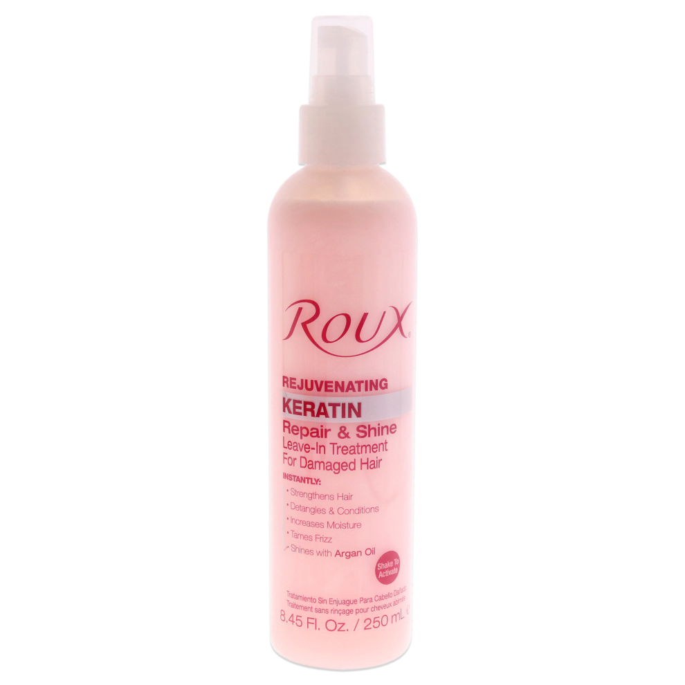 Keratin Repair and Shine Leave-In Treatment for Damaged Hair by Roux for Unisex - 8.45 oz Treatment