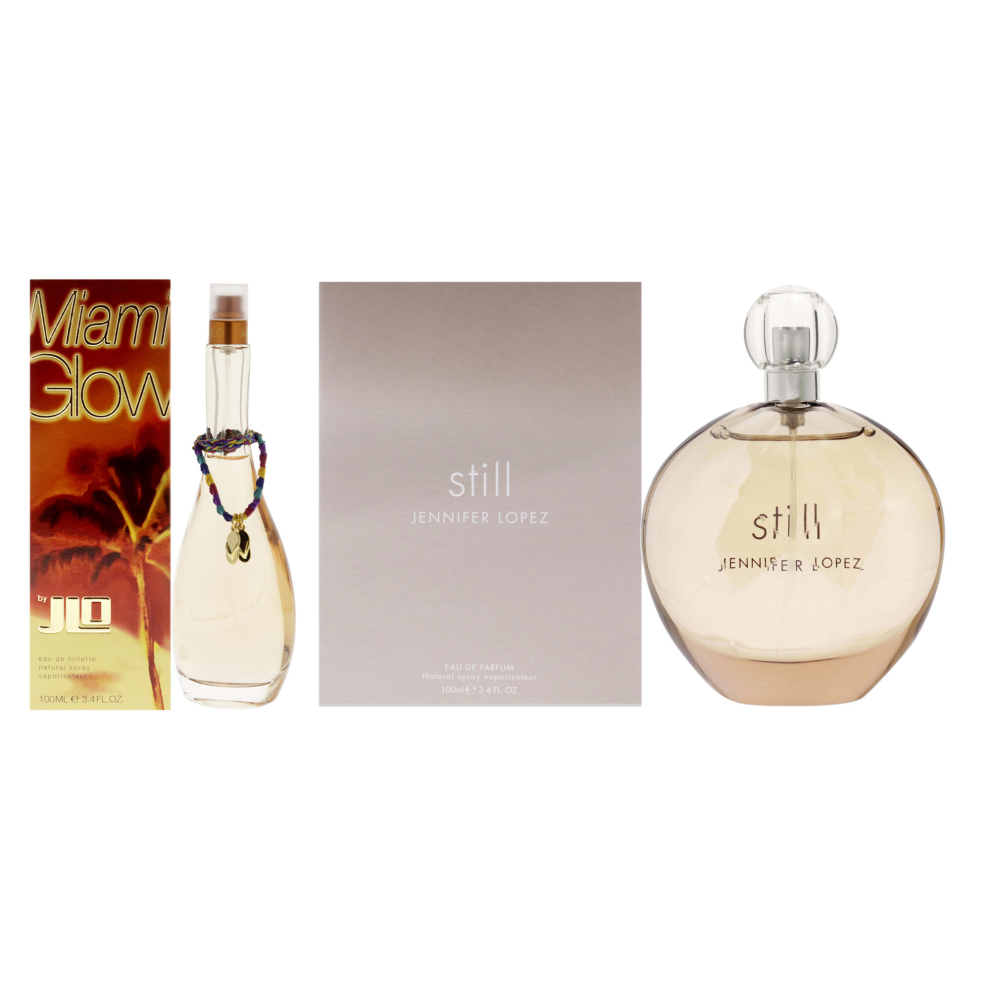 Photos - Women's Fragrance Jennifer Lopez Still Miami Glow Kit by  for Women - 2 Pc Kit 3.4oz EDP Spray, 3.4oz EDT Spray 