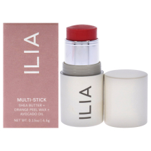 ILIA - Multi Stick fr Lippen + Wangen | Ungiftige, vegane, tierversuchsfreie Pflegecreme + Lippenfarbe in einem fr alle Hauttypen (Dear Ruby 0,15 o
