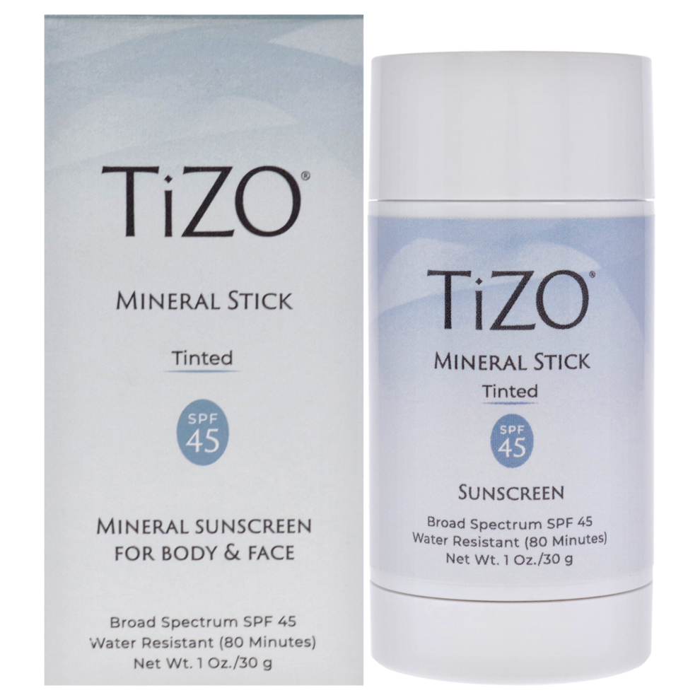 Mineral Stick Tinted SPF 45 by Tizo for Women - 1 oz Sunscreen