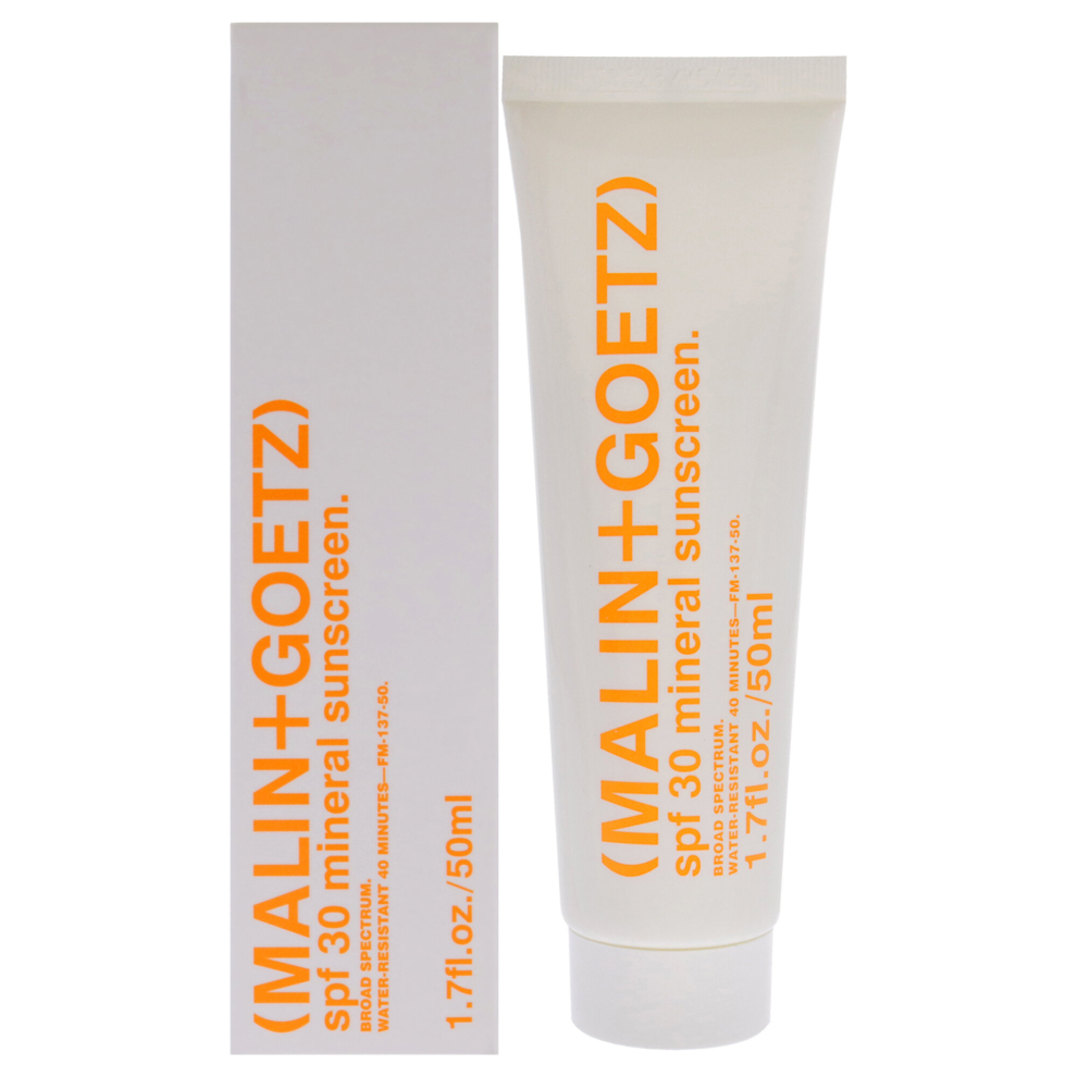 Photos - Sun Skin Care Malin & Goetz Mineral Sunscreen SPF 30 by Malin + Goetz for Unisex - 1.7 oz Sunscreen