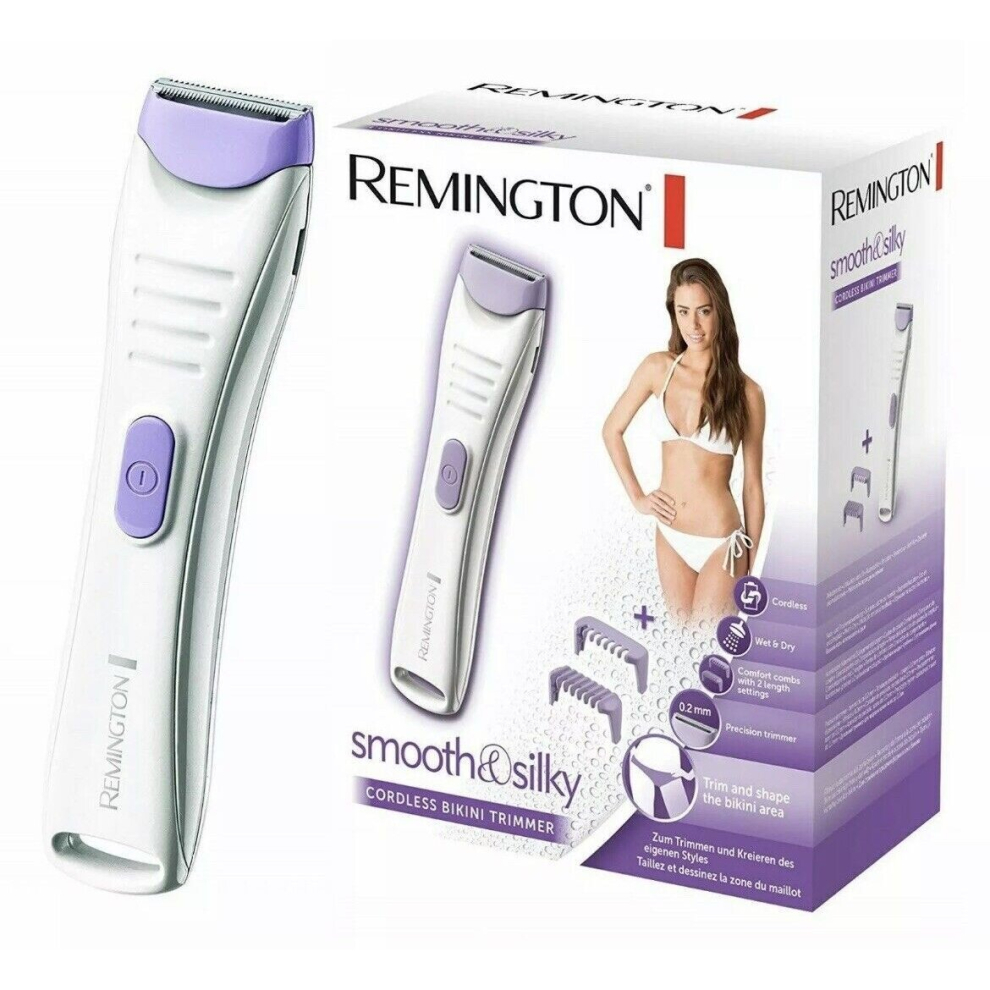 Remington Silky & Smooth Cordless Wet & Dry Bikini Women's Trimmer BKT4000