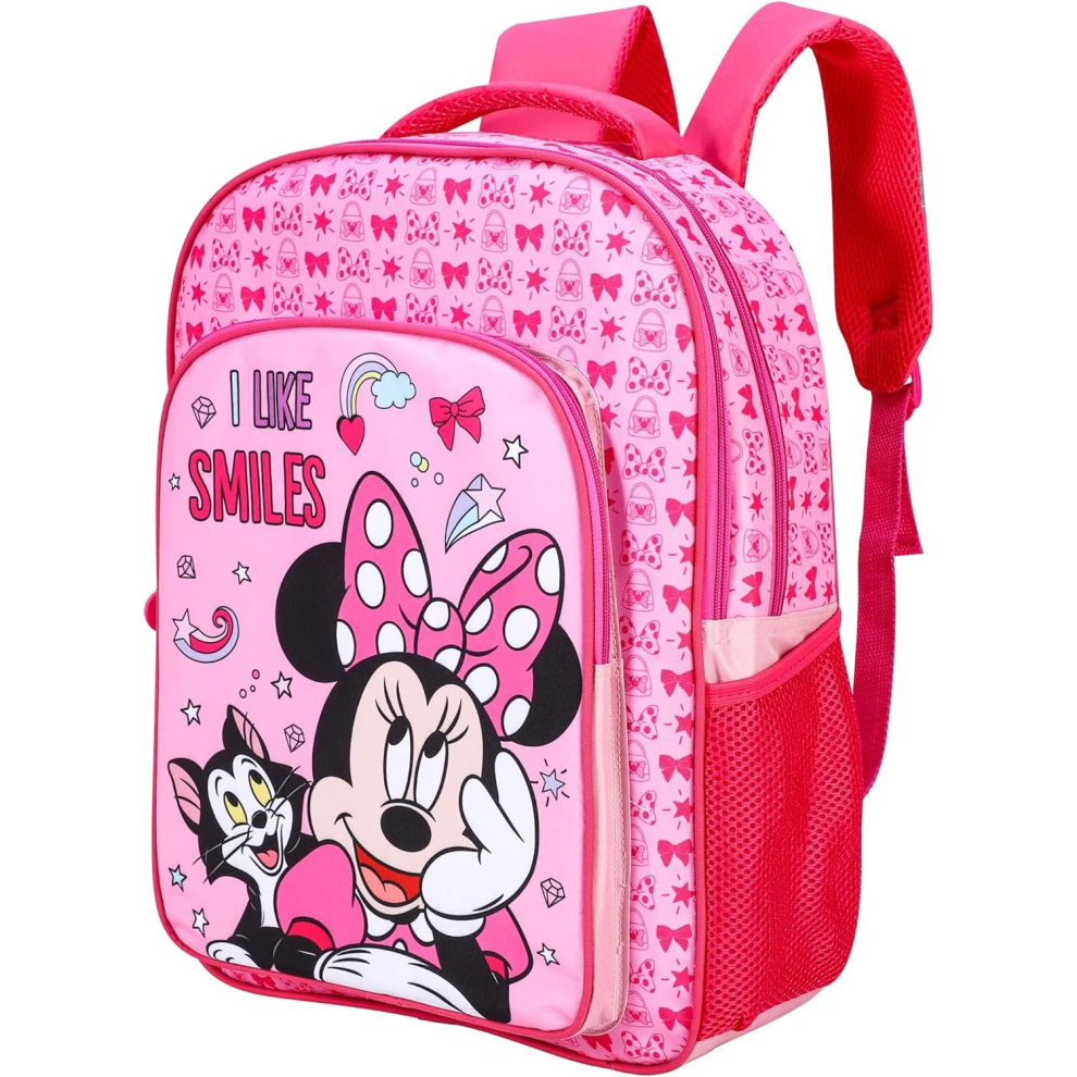 Disney Large Minnie Mouse Backpack School Bag Travel Rucksack