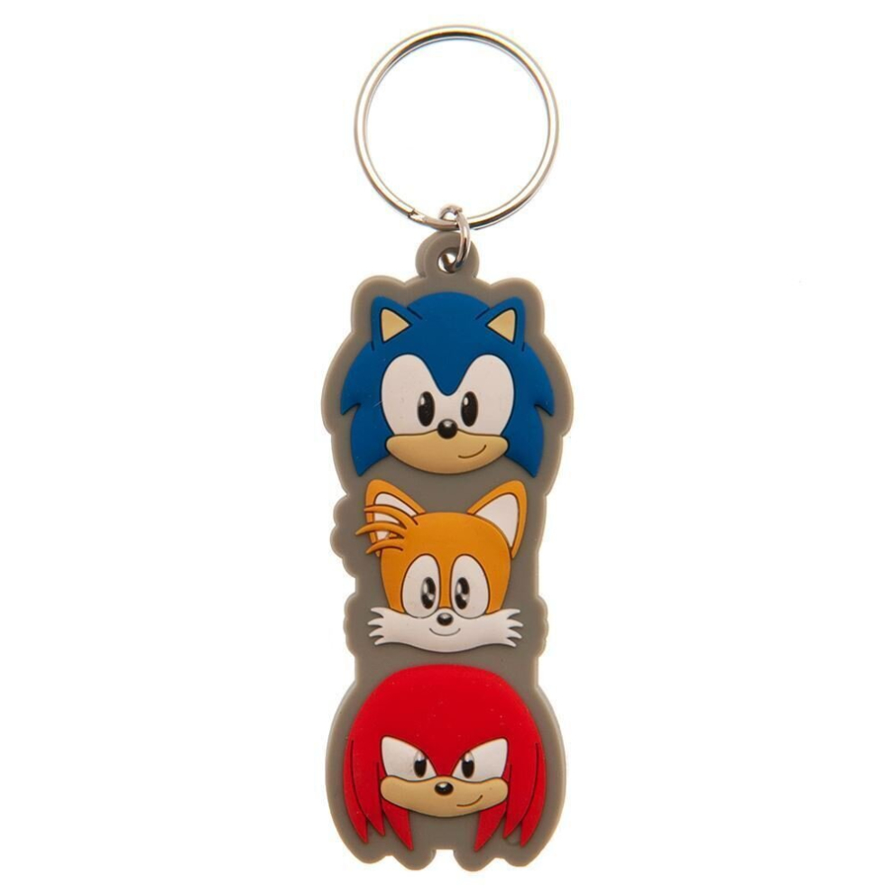Sonic The Hedgehog Pvc Keyring Multicolor