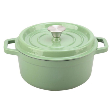 Aldrn Casserole Dish Cast Iron 24cm With Lid Induction Suitable Oven