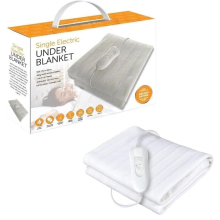 (Single) MantraRaj Heated Under Blanket 3 Heat Settings Fast Heating Electric Blanket Fast Heating Electric Throw Blanket